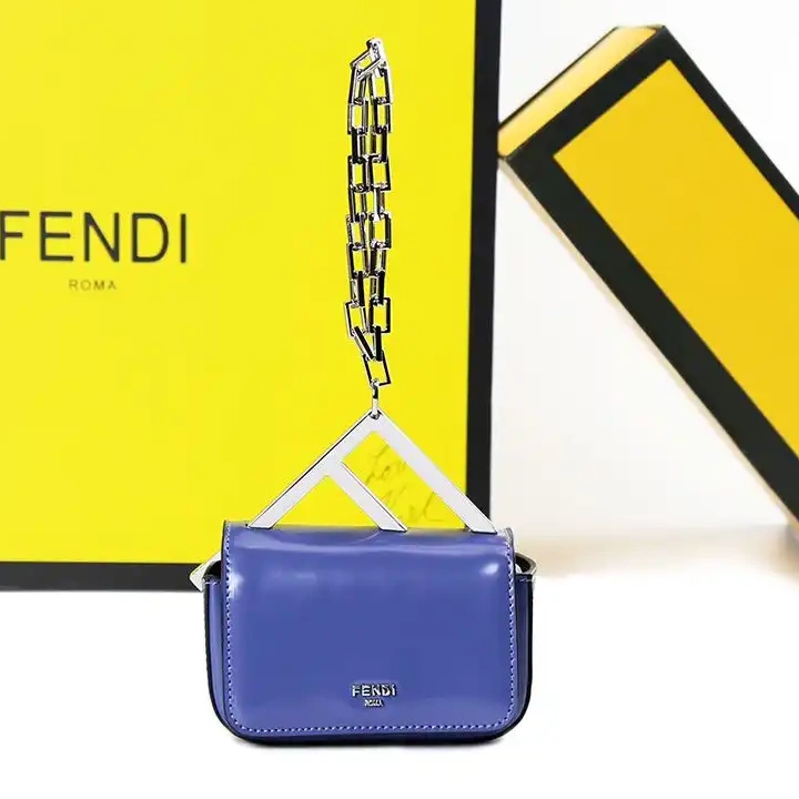 Affordable In Bag Blue Nano Leather Fendi Calf F 0510